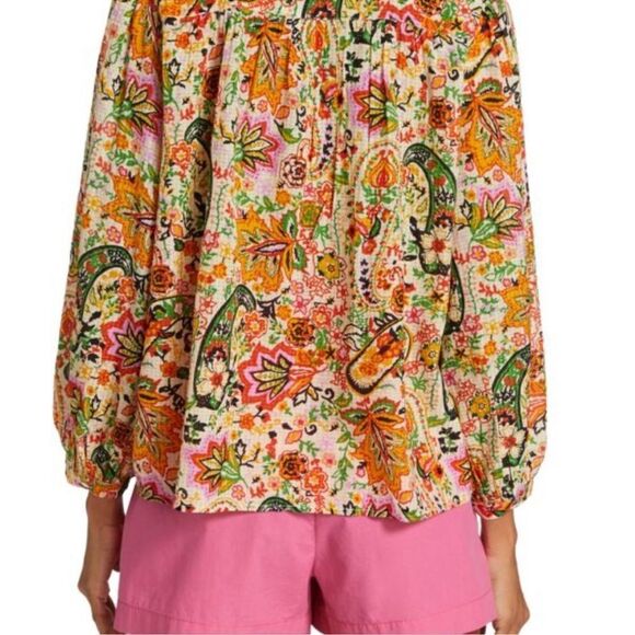 Ba&sh Bianca Blouse In Vert Small NEW - Picture 4 of 13